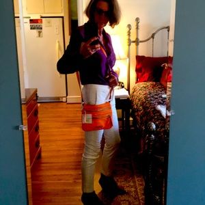 NWT 🧡9 West Orange Crossbody/Shoulder Bag